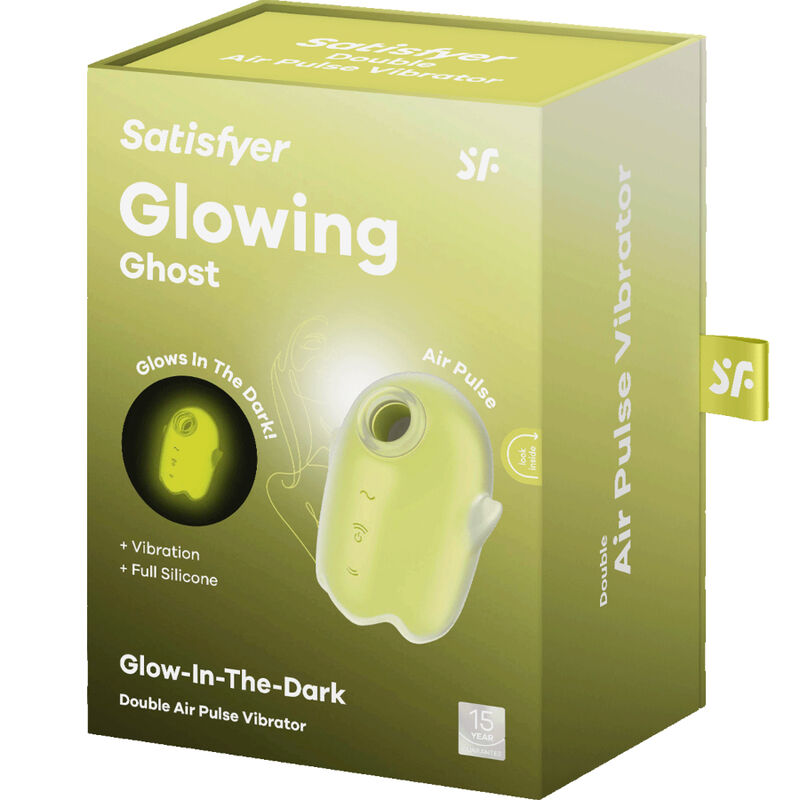 SATISFYER - VIBRATEUR À IMPULSION D'AIR GHOST JAUNE