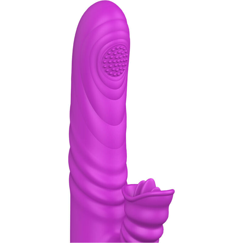 ARMONY - ANGELIA VIBRATEUR MULTIFONCTIONNEL AVEC EFFET CHAUFFANT STIMULANT ET LANGUE VIOLETTE