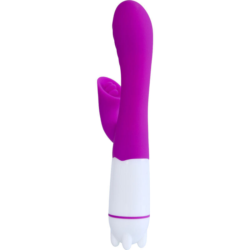 ARMONY - HAPPY VIBRATOR AND STIMULATOR WITH RECHARGEABLE PURPLE TONGUE
