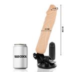 BASECOCK - REALISTIC NATURAL REMOTE CONTROL VIBRATOR 20 CM -OR- 4 CM
