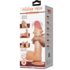 PRETTY LOVE - REALISTIC SLIDING SKIN SERIES DILDO WITH SLIDING SKIN SUCTION CUP REMOTE CONTROL FLESH 21.8 CM