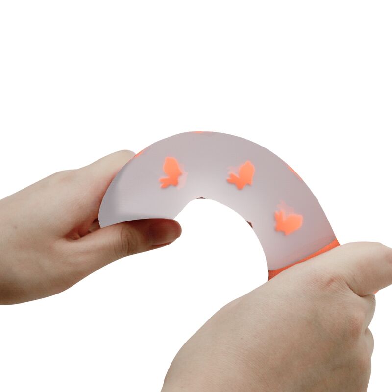 PRETTY LOVE - NIGHTFALL MAGIC DILDO WITHOUT VIBRATIONS BRIGHT ORANGE