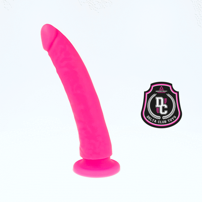 DELTA CLUB - JOUETS GODEMICHET MÉDICAL EN SILICONE ROSE 20 CM -O- 4 CM