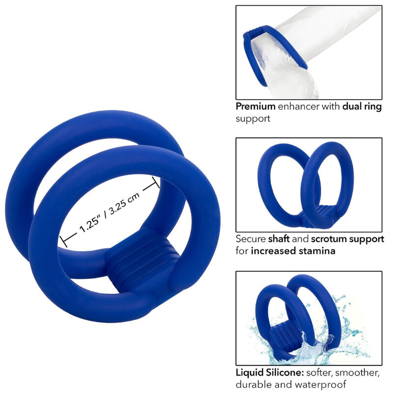 CALEXOTICS - CAGE À COQ DOUBLE BLEUE ADMIRAL