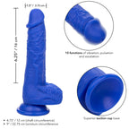 CALEXOTICS - VIBRATEUR RÉALISTE ADMIRAL SAILOR BLUE
