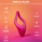 Jouet multi-stimulant Durex Ride &amp; Tease