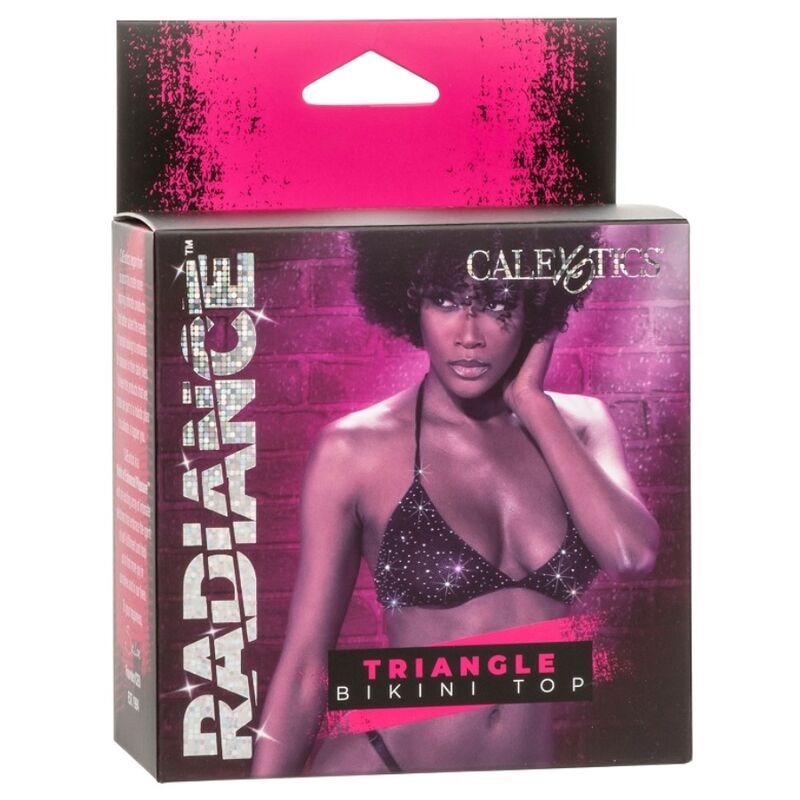 CALEXOTICS - Haut de bikini triangle à strass éclatants