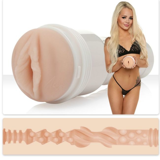 FLESHLIGHT - ELSA JEAN VAGINA DÉLICIEUSE + LANCEMENT UNIVERSEL + LUBRIFIANT DE QUALITÉ AQUA 50 ML