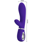 PRETTY LOVE - VIBRATEUR MULTIFONCTIONNEL POINT G THOMAS PURPLE