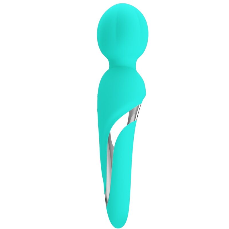 PRETTY LOVE - WALTER VIBRATING WAND, AQUA GREEN