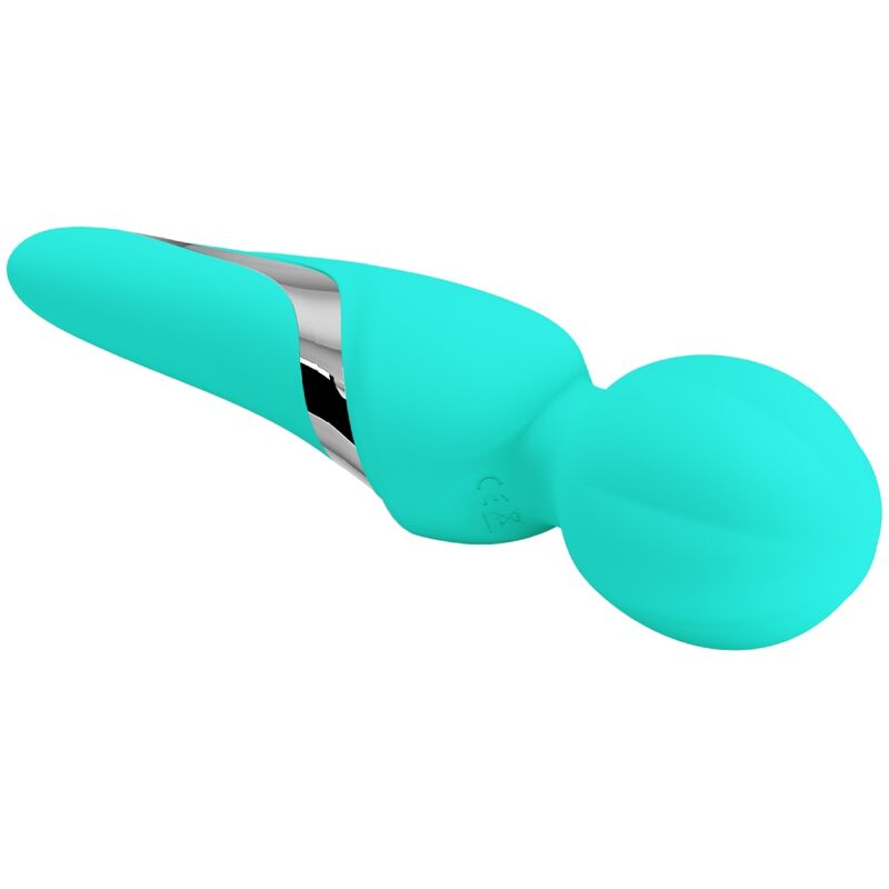 PRETTY LOVE - WALTER VIBRATING WAND, AQUA GREEN