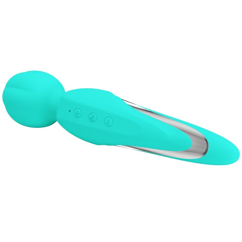 PRETTY LOVE - WALTER VIBRATING WAND, AQUA GREEN