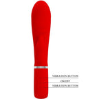 PRETTY LOVE - VIBRATEUR POINT G MULTIFONCTIONNEL PRESCOTT ROUGE