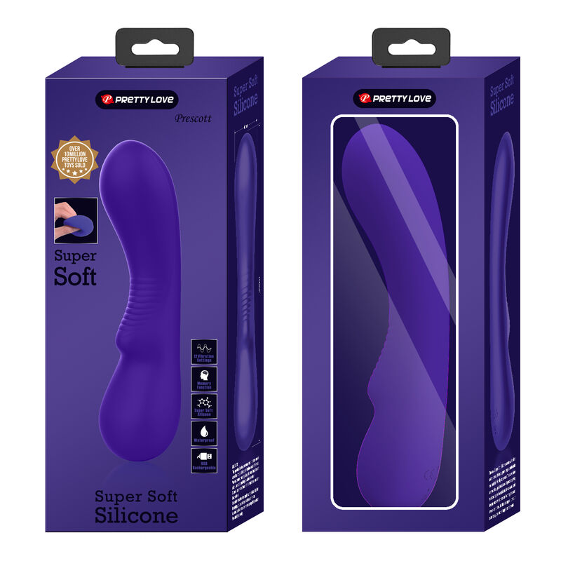 JOLI AMOUR - VIBRATEUR RECHARGEABLE PRESCOTT VIOLET