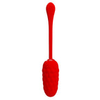 PRETTY LOVE - RED RECHARGEABLE MARINE TEXTURE VIBRATING EGG