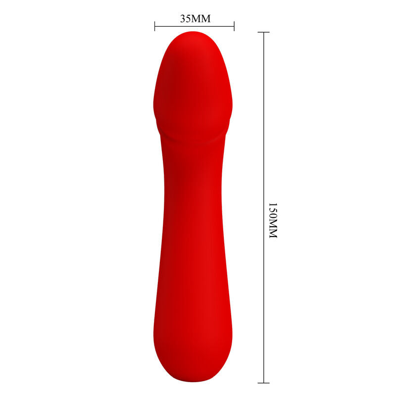JOLIE AMOUR - VIBRATEUR CETUS RECHARGEABLE ROUGE