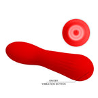 JOLI AMOUR - VIBRATEUR ROUGE FAUN RECHARGEABLE