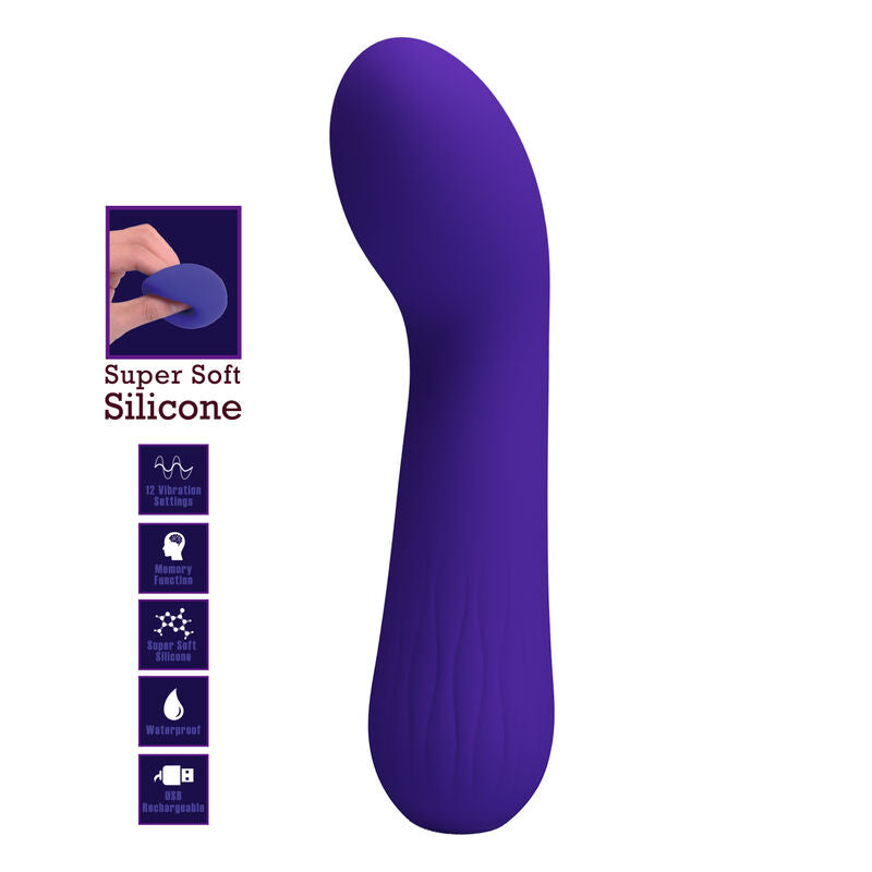JOLIE AMOUR - VIBRATEUR RECHARGEABLE FAUN VIOLET
