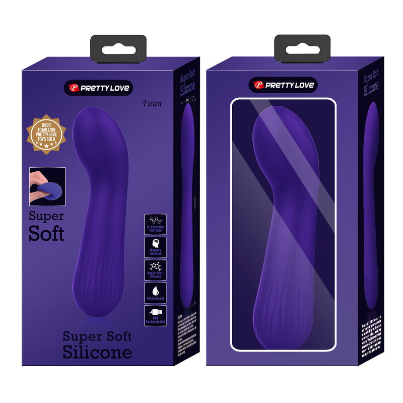 JOLIE AMOUR - VIBRATEUR RECHARGEABLE FAUN VIOLET