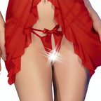 CHILIROSE - CR 4696 BABYDOLL AND RED THONG S/M