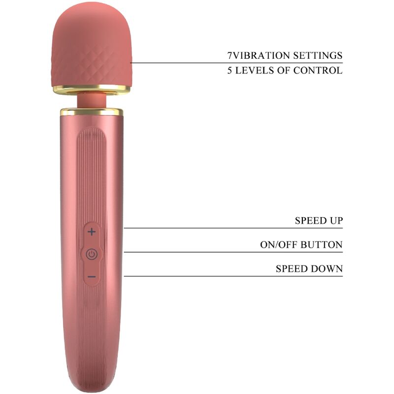 PRETTY LOVE - 7-MODE VIBRATION MASSAGER PINK