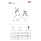 LIVCO CORSETTI FASHION - BARIRIN LC 90633 SHIRT + PANTY BLACK L/XL