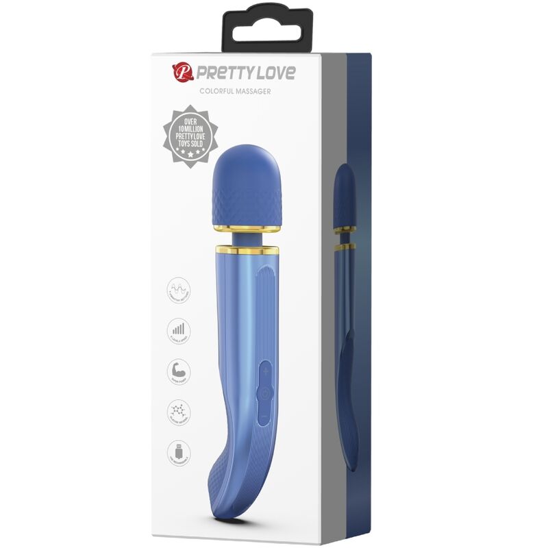 PRETTY LOVE - 7-MODE VIBRATION MASSAGER BLUE