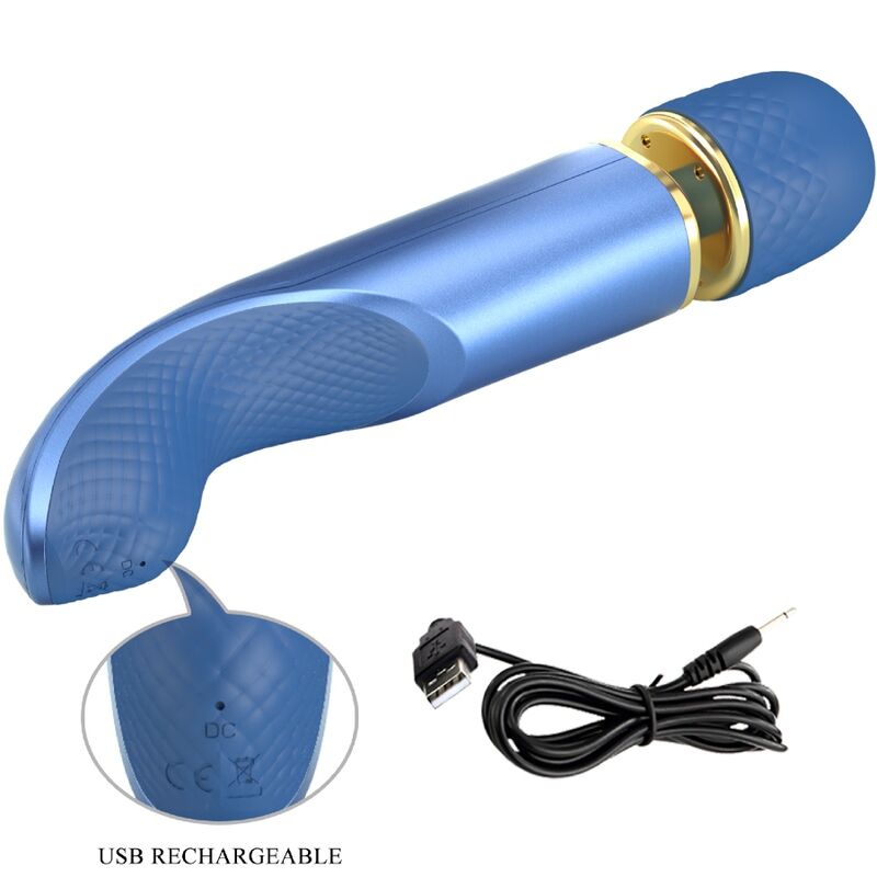 PRETTY LOVE - 7-MODE VIBRATION MASSAGER BLUE