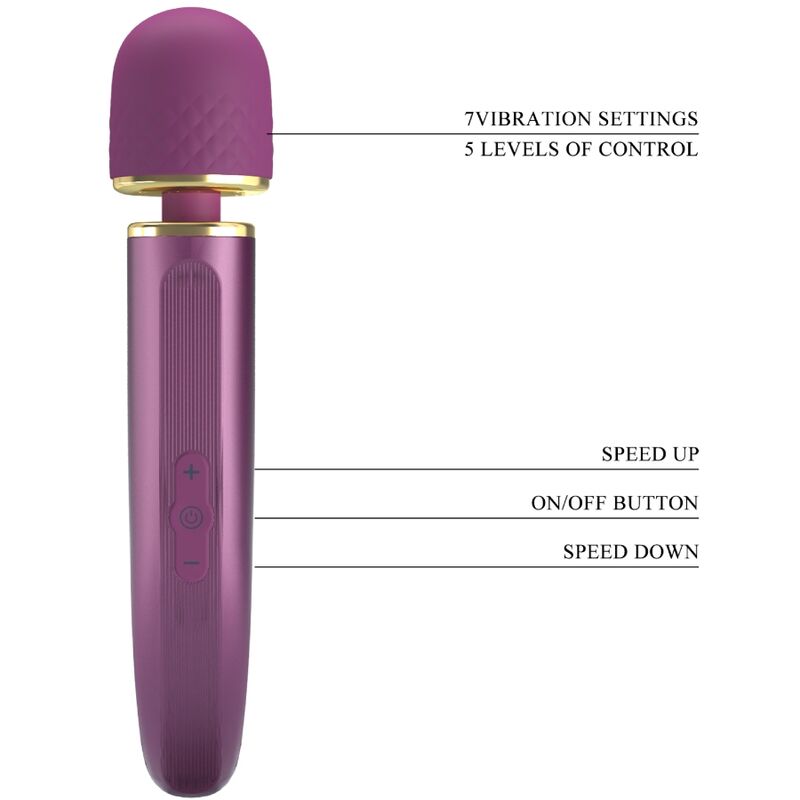 PRETTY LOVE - 7-MODE VIBRATION MASSAGER PURPLE