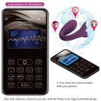 JRETTY LOVE - APPLICATION JAYLEEN VIBRATEUR TÉLÉCOMMANDÉ VIOLETTE