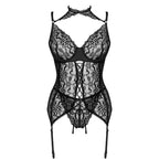 LIVCO CORSETTI FASHION - COLLECTION GIELLANDRA FOR THE SENSES CORSET + CULOTTE NOIRE