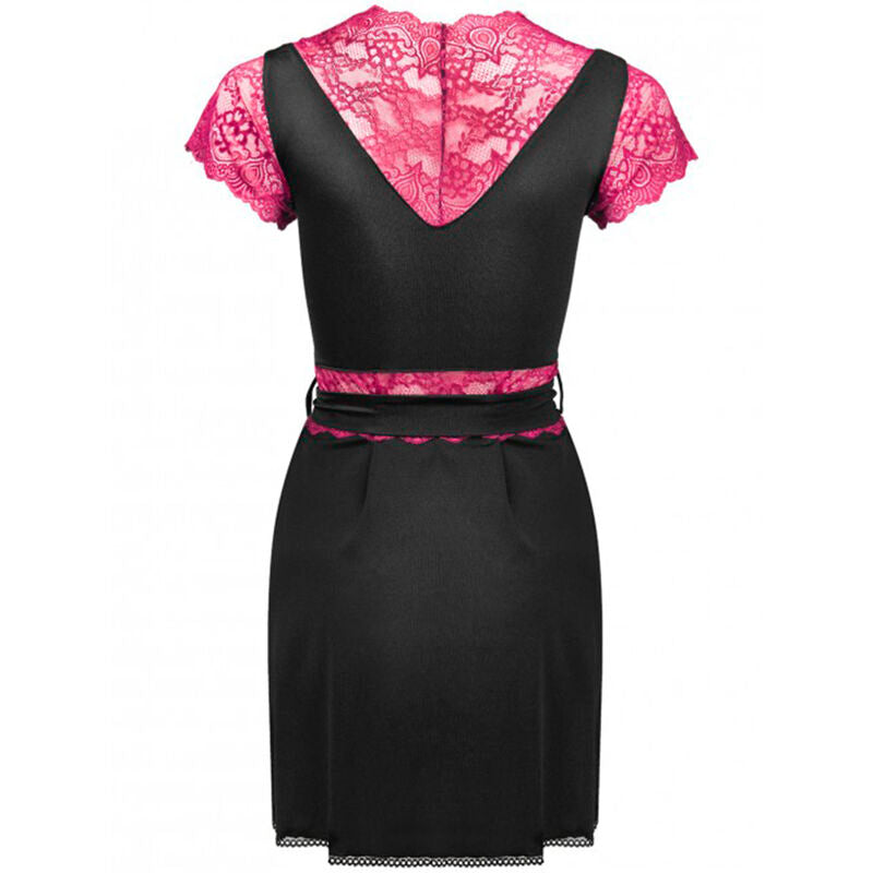 LIVCO CORSETTI FASHION - KUMIKO LC 90428 ROBE + PANTALON NOIR L/XL