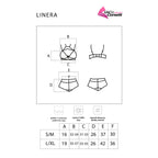 LIVCO CORSETTI FASHION - LINERA FOR THE SENSES COLLECTION BRA + BLACK PANTY