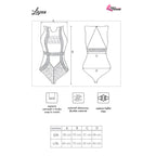 LIVCO CORSETTI FASHION - LIXPEN LC 90612 BLACK BODY L/XL