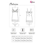 LIVCO CORSETTI FASHION - MAKREZIAN LC 90545 CHEMISE + CULOTTE NOIRE L/XL