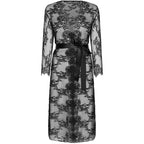 LIVCO CORSETTI FASHION - MOSTINA LC 90641 DRESSING G BLACK DRESS L/XL