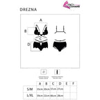 LIVCO CORSETTI FASHION - DREZNA LC 90733 BLACK BRA + BRIEF