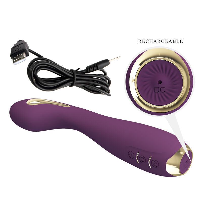 PRETTY LOVE - HECTOR ELECTROSHOCK VIBRATOR WITH APP CONTROL PURPLE