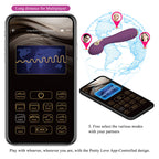 PRETTY LOVE - HECTOR ELECTROSHOCK VIBRATOR WITH APP CONTROL PURPLE