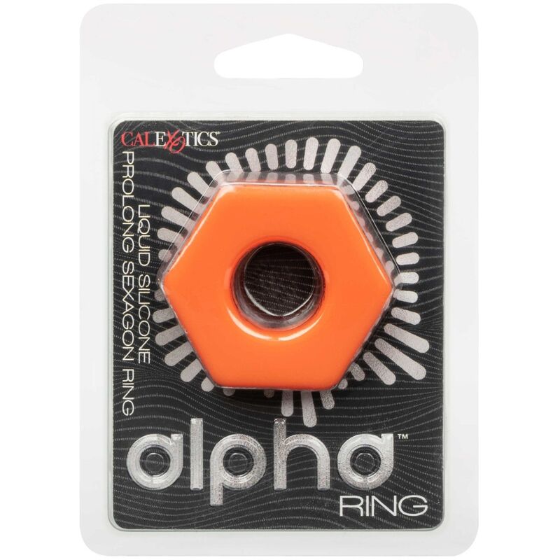 CALEXOTICS - ANNEAU ALPHA PROLONG SEXAGON ORANGE