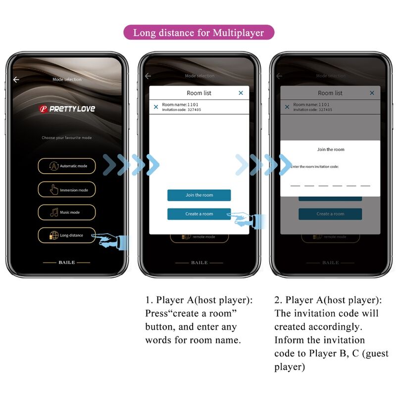 PRETTY LOVE - VIBRATEUR DOUBLE PLAISIR MONDIAL À DISTANCE AUGUST