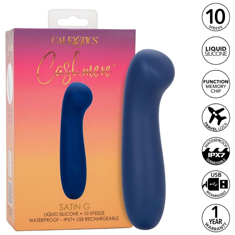 CALEXOTICS - CACHEMIRE EN SATIN BLEU