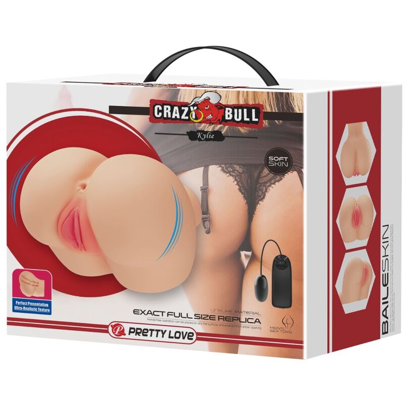 CRAZY BULL - REALISTIC VIBRATOR FOR THE VAGINA AND ANUS KYLIE