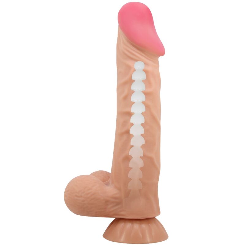 PRETTY LOVE - REALISTIC SLIDING SKIN SERIES DILDO WITH SLIDING SKIN SUCTION CUP 24 CM
