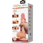PRETTY LOVE - REALISTIC SLIDING SKIN SERIES DILDO WITH SLIDING SKIN SUCTION CUP 19.4 CM