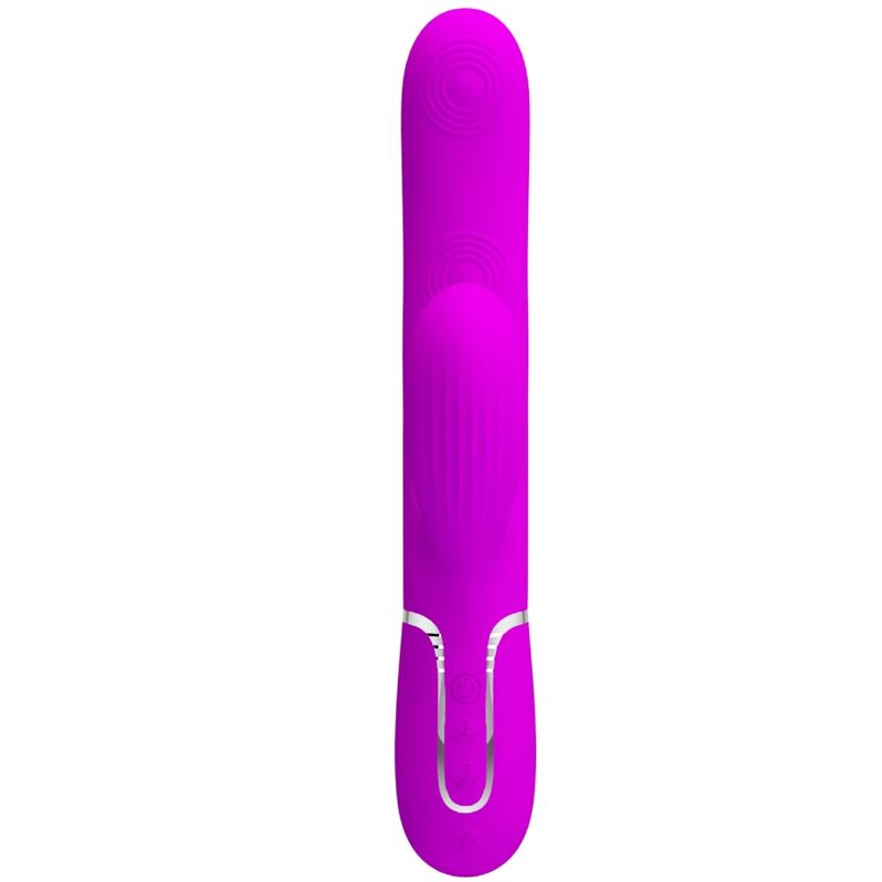PRETTY LOVE - PERLITA VIBRATEUR POINT G MULTIFONCTIONNEL 3 EN 1 (VIOLET)