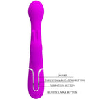 PRETTY LOVE - DEJON RABBIT 3-IN-1 MULTIFUNCTIONAL VIBRATOR (PURPLE)