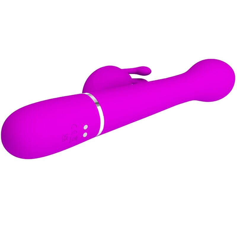 PRETTY LOVE - DEJON RABBIT 3-IN-1 MULTIFUNCTIONAL VIBRATOR (PURPLE)
