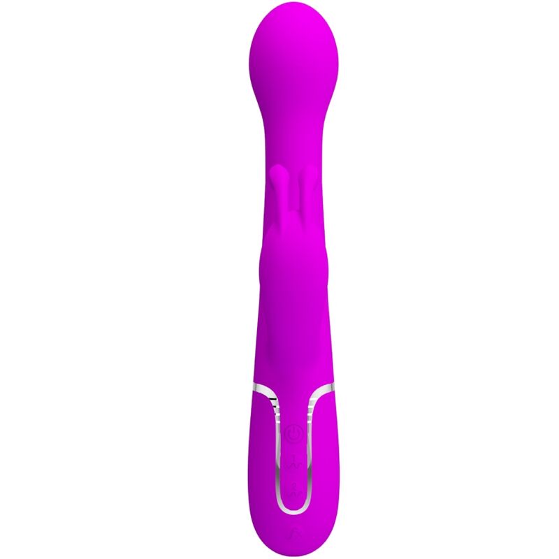 PRETTY LOVE - DEJON RABBIT 3-IN-1 MULTIFUNCTIONAL VIBRATOR (PURPLE)