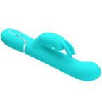JOLI AMOUR - VIBRATEUR LAPIN COALE PERLES VERT AQUA